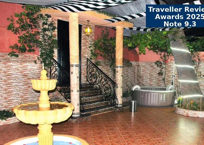 Dar Lghzal Special Offer In Rabat Winner Of Guest Experience 2025 Awards Traditional Sahrawi And Berber Privative Villa With Swimming Pool Jacuzzi Sea View And On Site Restaurant Ideal For Family And Groups In Rabat\'S Center No Car Required