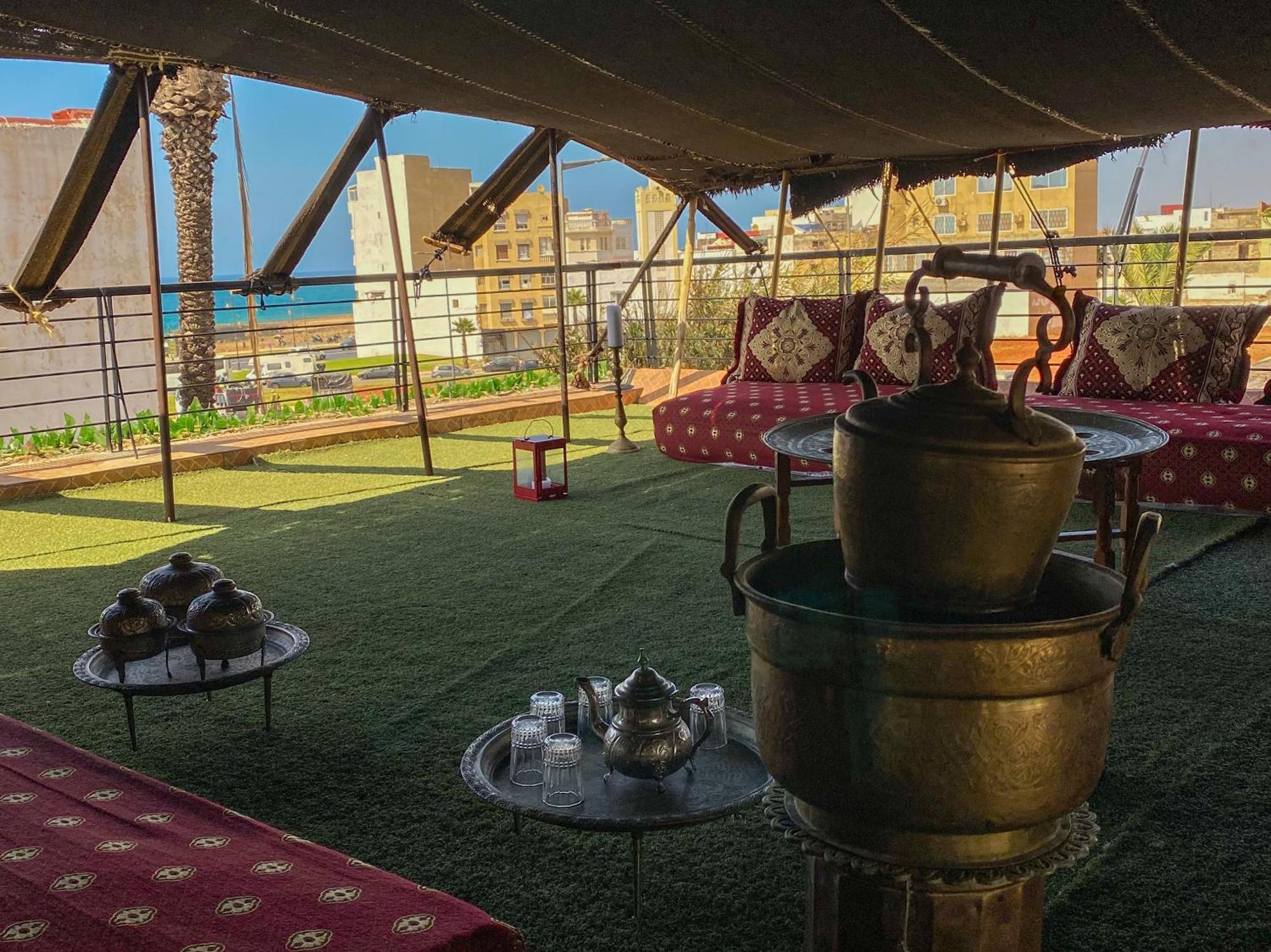 Dar Lghzal Special Offer In Winner Of Guest Experience 2025 Awards Traditional Sahrawi And Berber Privative With Swimming Pool Jacuzzi Sea View And On Site Restaurant Ideal For Family And Groups In Rabat's Center No Car Required Villa *